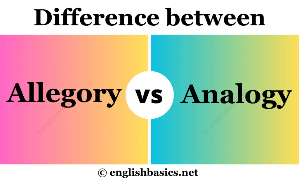 Allegory vs Analogy - What’s the difference?