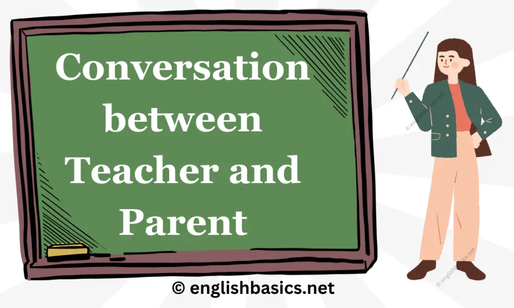 Conversation between Teacher and Parent