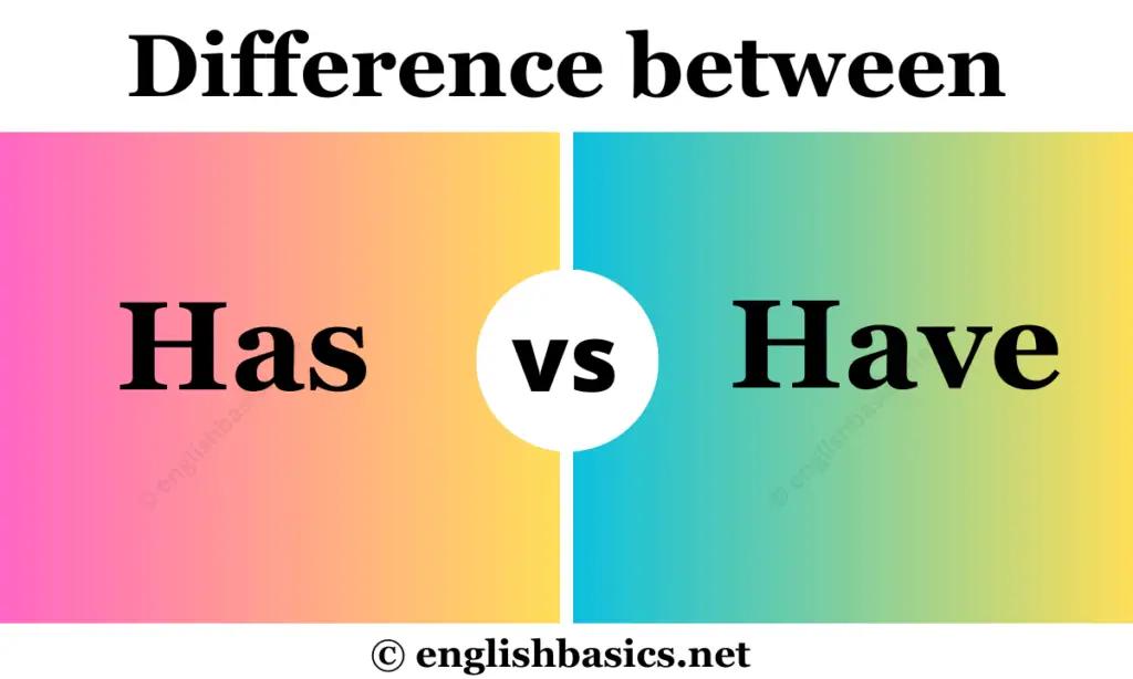 Has vs Have - What's the difference?